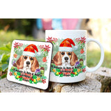 Dog Christmas Mug & Coaster Set:Cushion