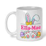 Personalised Easter Bunny Mug - Pink