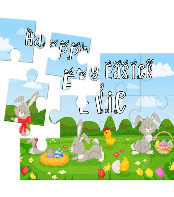 Personalised Easter Jigsaw Gift for kids