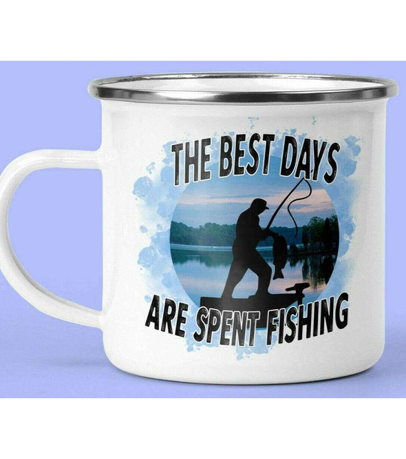 Fishing Mugs - Enamel:Enamel Mugs