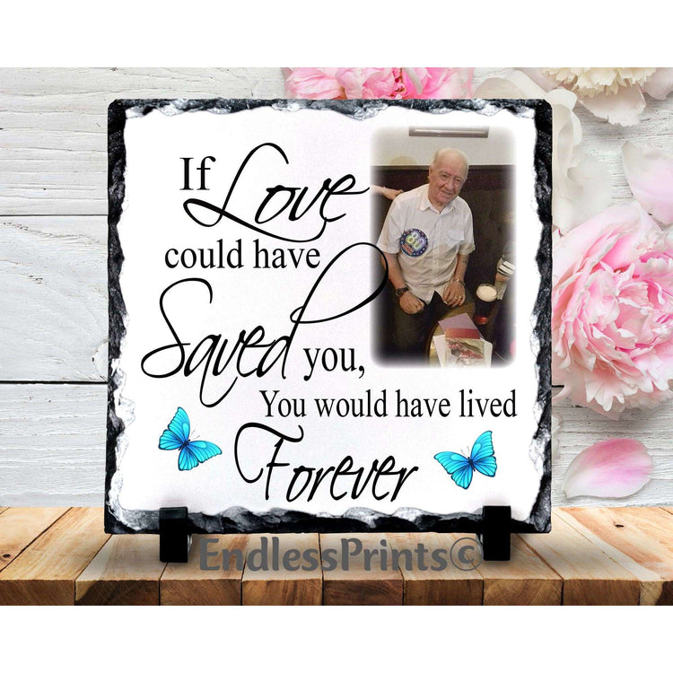 Memorial Photo Rock Slate:Slate