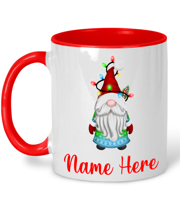 Personalised christmas gnome mug christmas eve box 