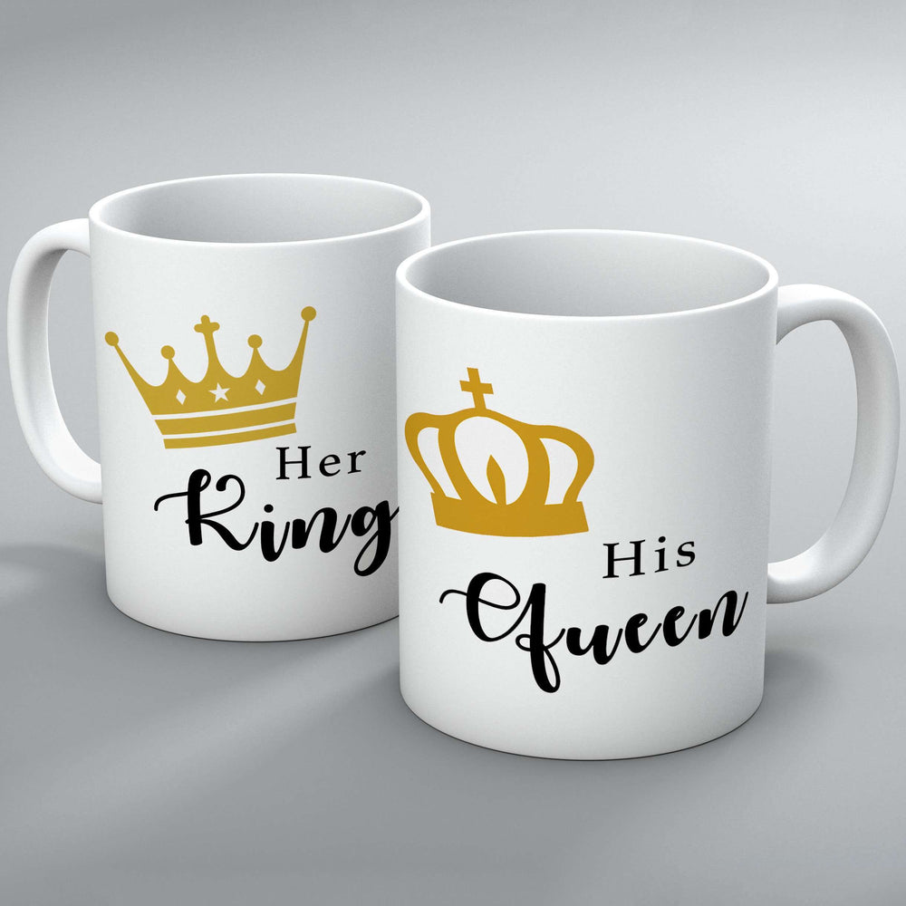 Her King & His Queen Mugs:MugEndlessPrintsUK