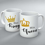 Her King & His Queen Mugs:MugEndlessPrintsUK