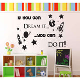 If you can dream it you can do it:Wall Art StickerEndlessPrintsUK