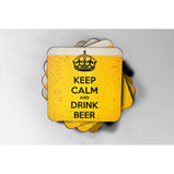 Keep Calm & Drink Beer - Drinks Coaster:CoasterEndlessPrintsUK