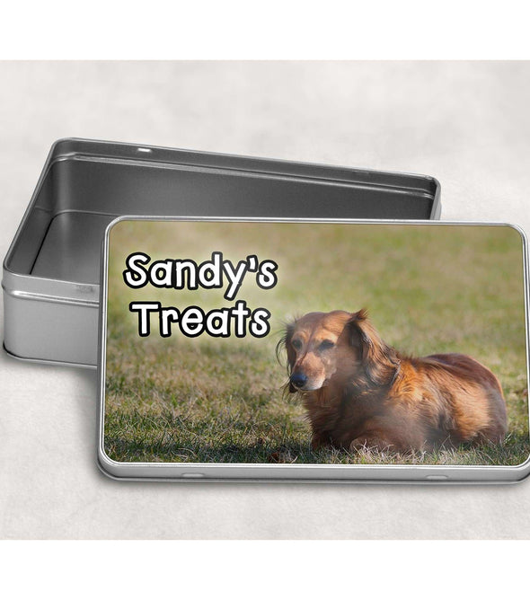 Metal Personalised Treat Tin For All Pets:Treat TinEndlessPrintsUK