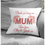 Mum Cushion - Personalised:CushionEndlessPrintsUK