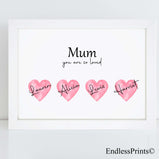 Personalised Print Mother's Day:EndlessPrintsUK