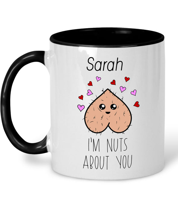 I'm Nuts About You Mug - Personalised