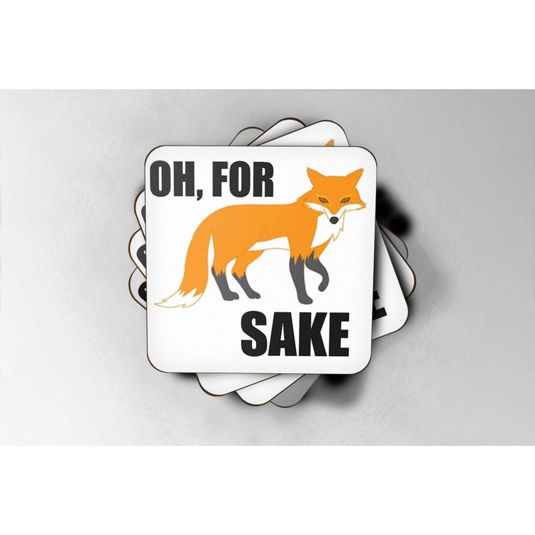 Oh For Fox Sake - Drinks Coaster:CoasterEndlessPrintsUK