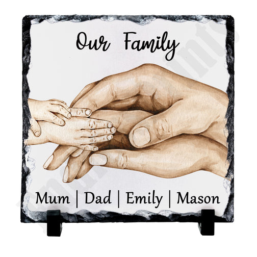 Our Family Hands Slate