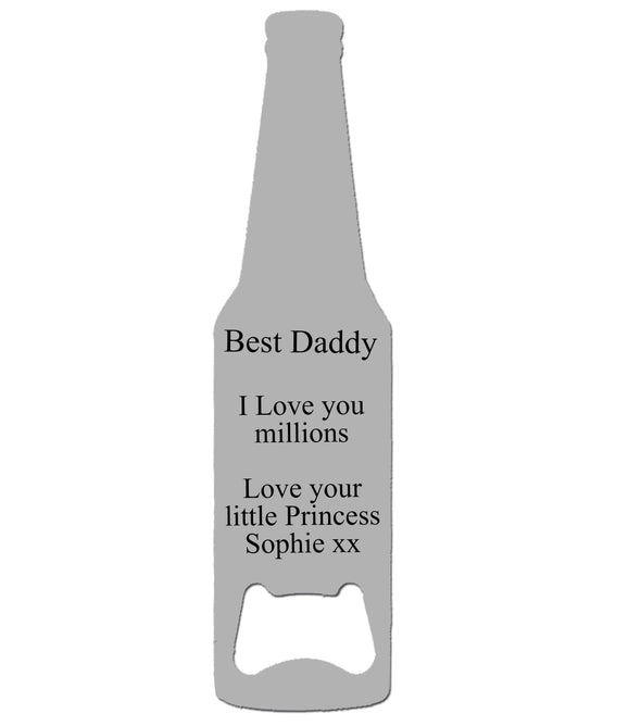 Personalised Bottle Opener:Bottle OpenerEndlessPrintsUK