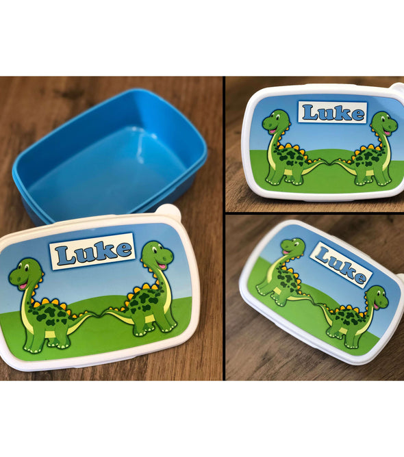 Personalised Dinosaur Sandwich / Lunch Box:Lunch BoxEndlessPrintsUK