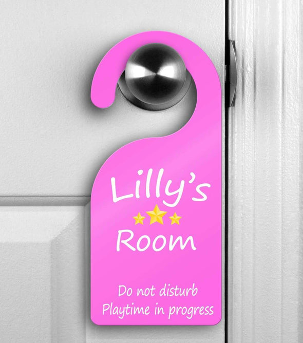 Personalised Do Not Disturb Playtime Door Hanger:EndlessPrintsUK