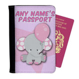 Personalised Elephant Passport Cover:Passport CoverEndlessPrintsUK