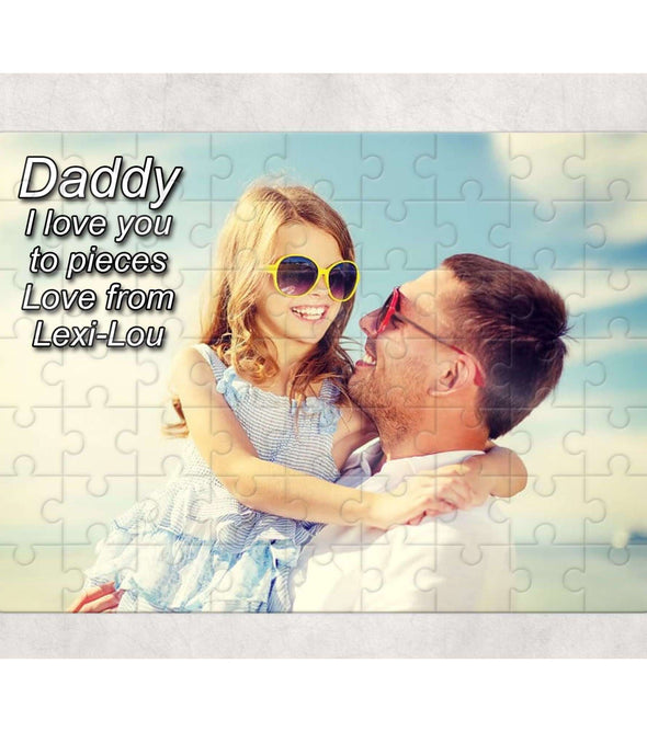 Personalised Father's Day jigsaw:JigsawEndlessPrintsUK