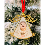Personalised Gold Angel Christmas Tree Decoration:EndlessPrintsUK