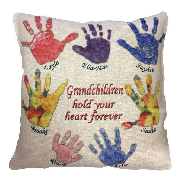 Personalised Handprint Cushion:CushionEndlessPrintsUK