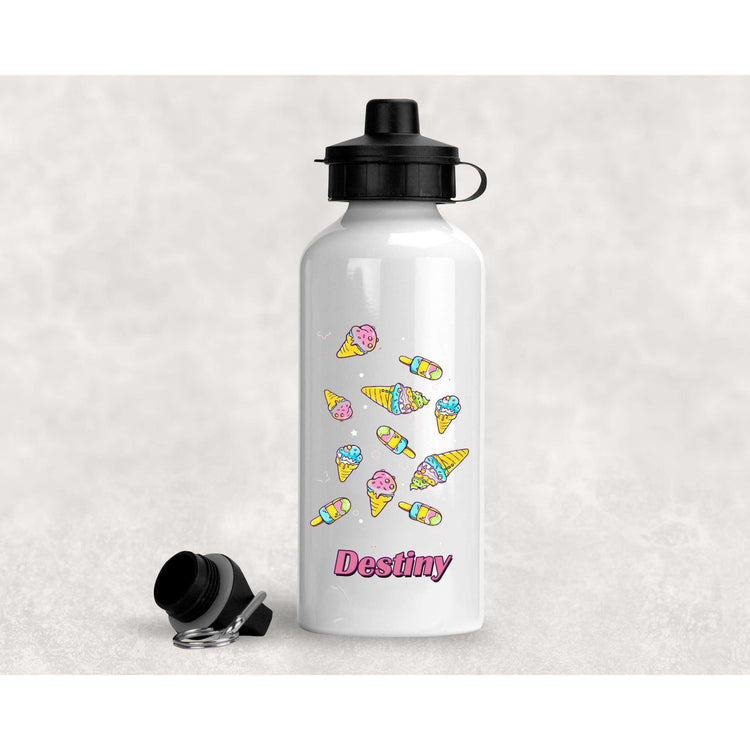 Personalised Ice-Cream Water Bottle:water bottleEndlessPrintsUK