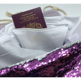 Personalised Lol Dolls Suprise Drawstring Bag - Sequin Reveal (Pink, Blue or Black):CushionEndlessPrintsUK