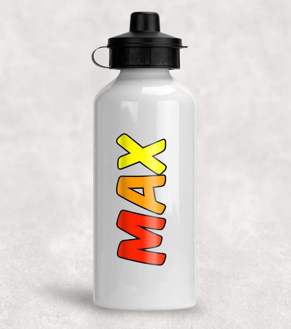 Personalised Rainbow Name Water Bottle:water bottleEndlessPrintsUK