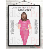 Personalised Student Midwife Poster Print:Personalised PrintEndlessPrintsUK