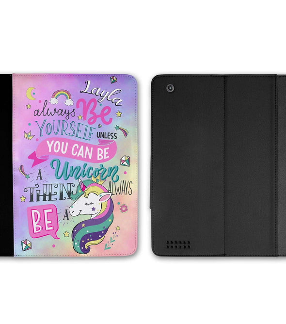 Personalised Unicorn Leather iPad Case - Select your model:iPad CaseEndlessPrintsUK