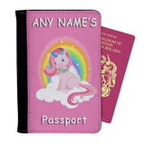 Personalised Unicorn Passport Cover:Passport CoverEndlessPrintsUK