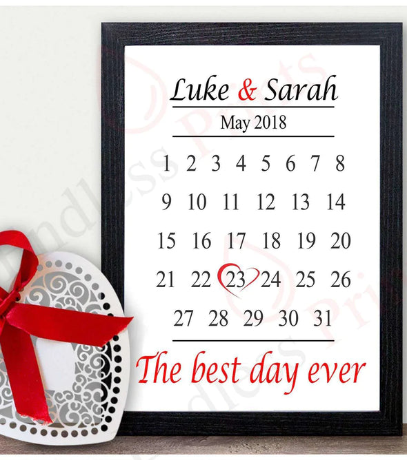 Personalised Valentine's Print