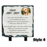 Pet Memorial Slate Personalised:Slate