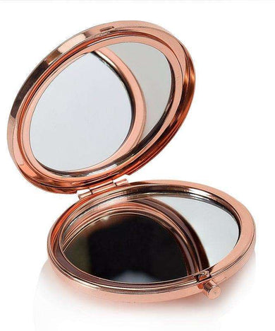 Rose Gold Bridal Bridesmaid Gift Personalised Mirror:Compact MirrorEndlessPrintsUK