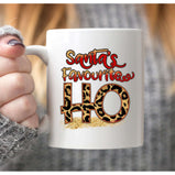Santa's Favourite Ho Gift Funny Mug Funny Gift Christmas Novelty Gift:MugEndlessPrintsUK