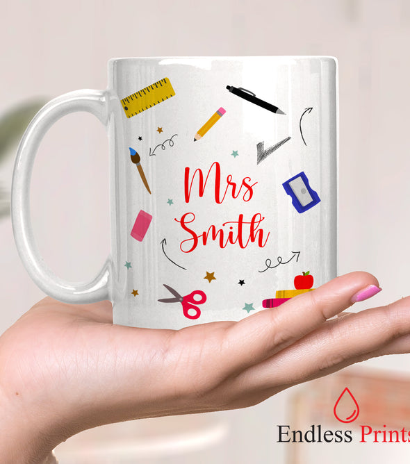 Teacher Name Mug - Personalised