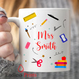 personalised teacher leaving gift mug