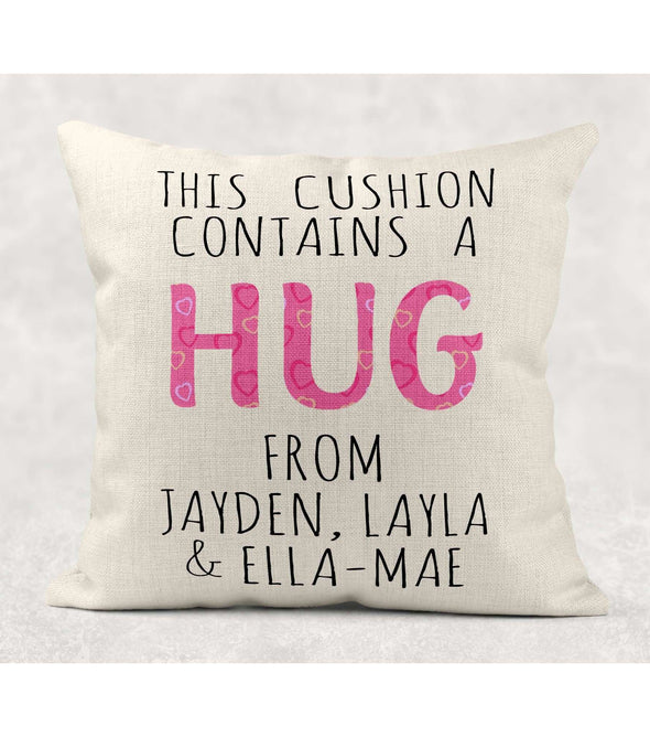 This Cushion Contains A Hug - Pillow:CushionEndlessPrintsUK