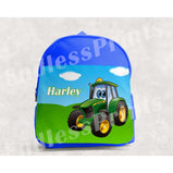 Tractor School Backpack - Personalised:BackpackEndlessPrintsUK