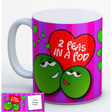 Two Peas in a Pod - Personalised Photo Mug:MugEndlessPrintsUK