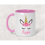 Unicorn - Pink Handle Mug:MugEndlessPrintsUK