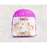 Unicorn School Backpack - Personalised:BackpackEndlessPrintsUK