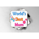 Worlds Best Mum - Drinks Coaster:CoasterEndlessPrintsUK